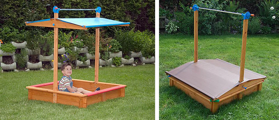 Felix Sandbox With Adjustable Roof - Image 3