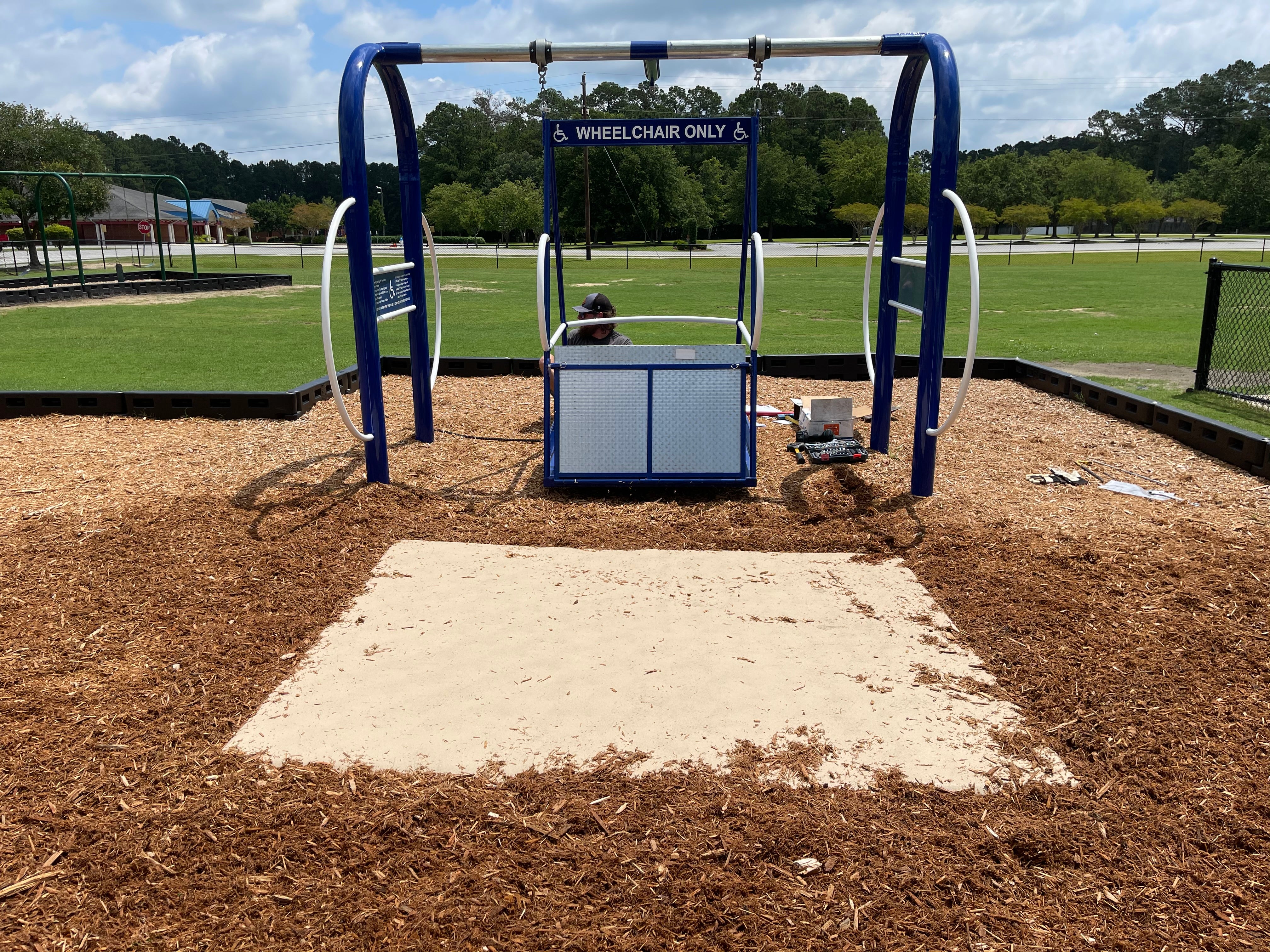 Freedom Glider ADA Accessible Swing Set Platform - Image 6