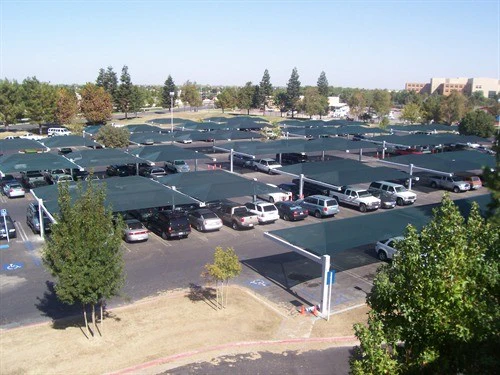 Full Cantilever Hip Roof Shade Structure - Image 7