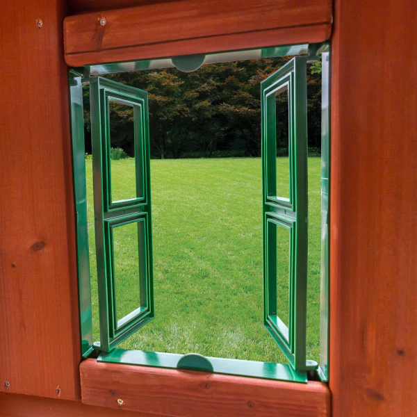Double Down Wooden Swing Set - Image 8