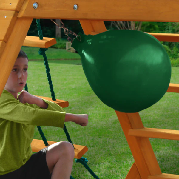 High Point Wooden Swing Set - Image 8