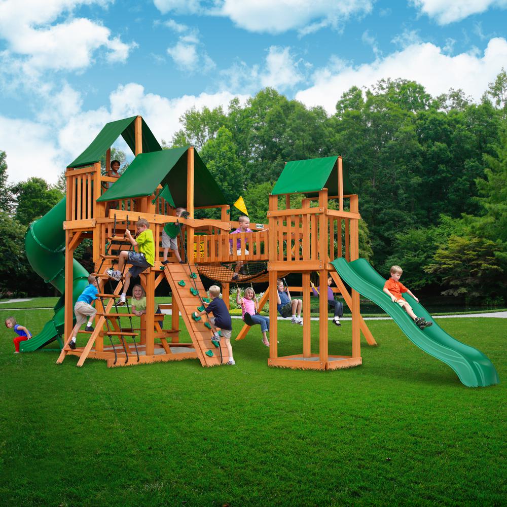Treasure Trove I AP Wooden Swing Set - Image 3
