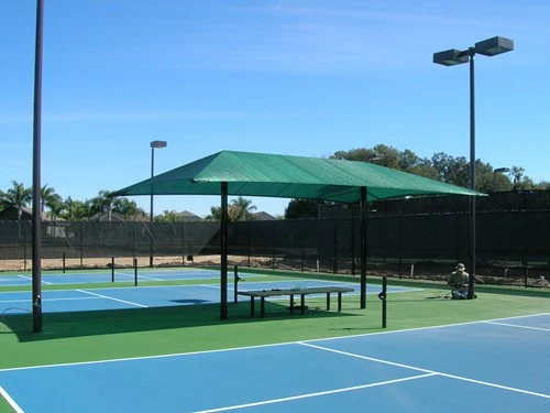 Hip Roof Shade Structure with 2 Posts - Image 5