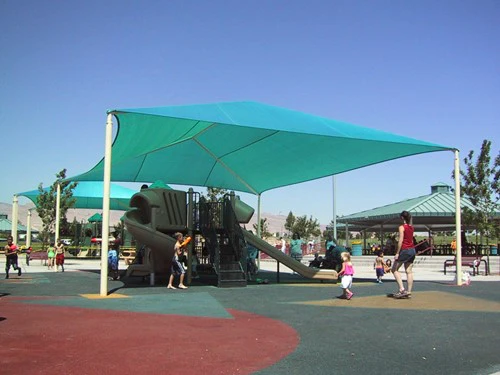 Hip Roof Shade Structure with 4 Posts and 10 Foot Entry - Image 6