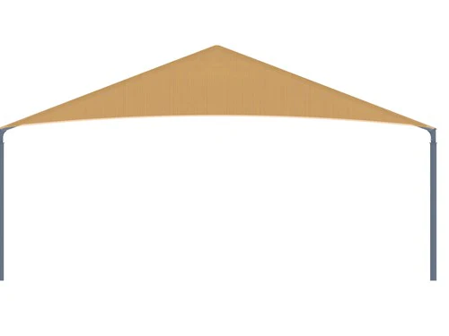 Hip Roof Shade Structure with 4 Posts and 10 Foot Entry - Image 8