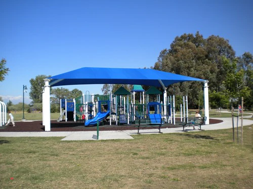 Hip Roof Shade Structure with 4 Posts and 8 Foot Entry - Image 6