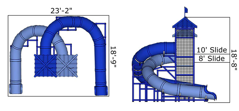 Lake Michigan Water Slide - Image 3