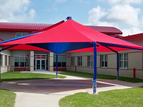 Mariner Hexagon Shade Structure with 6 Posts - Image 3