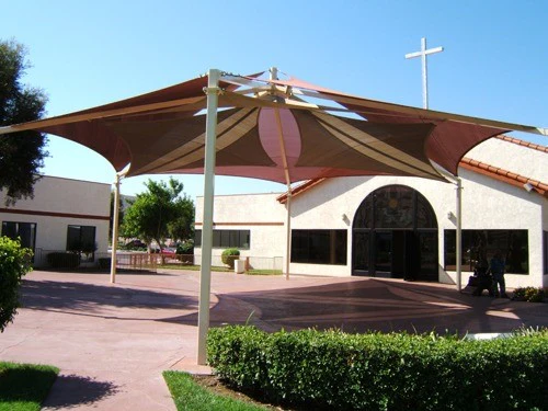 Mariner Hexagon Shade Structure with 6 Posts - Image 4
