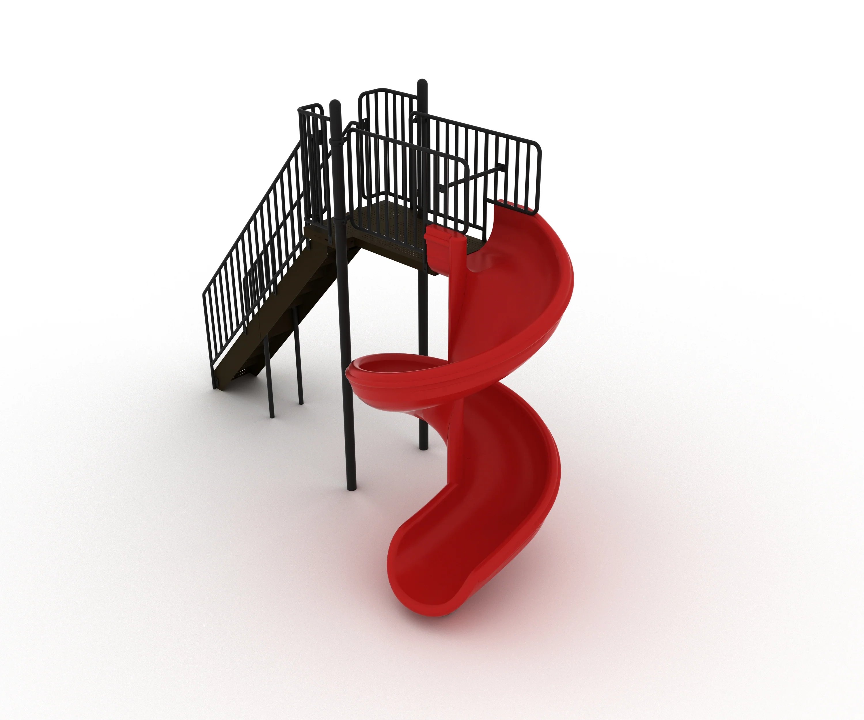 Spiral Slide 8 Foot Deck - Image 4